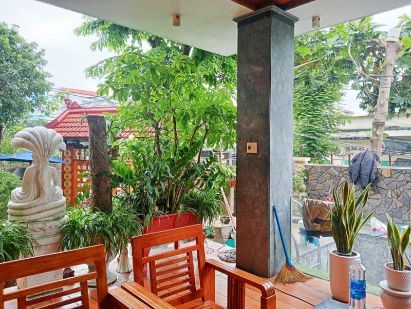 Nhà 4 tầng 252m² mặt tiền 14m 35 Phan Văn Trị, Cẩm Lệ — tiềm năng kinh doanh, mặt tiền đường lớn, ô tô đỗ cửa, hồ bơi