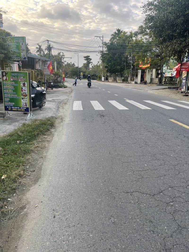 Đất 152m² mặt tiền 5m Trần Nhân Tông, Hội An — gần biển, gần trường học, tiềm năng kinh doanh, mặt tiền đường lớn