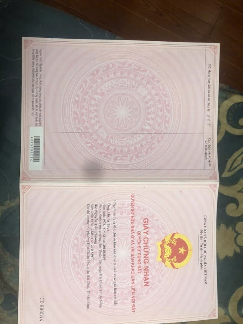 Nhà 4 tầng 119m² mặt tiền 7.8m Thi Sách, Hải Châu — mặt tiền đường lớn, ô tô đỗ cửa, tiềm năng tăng giá