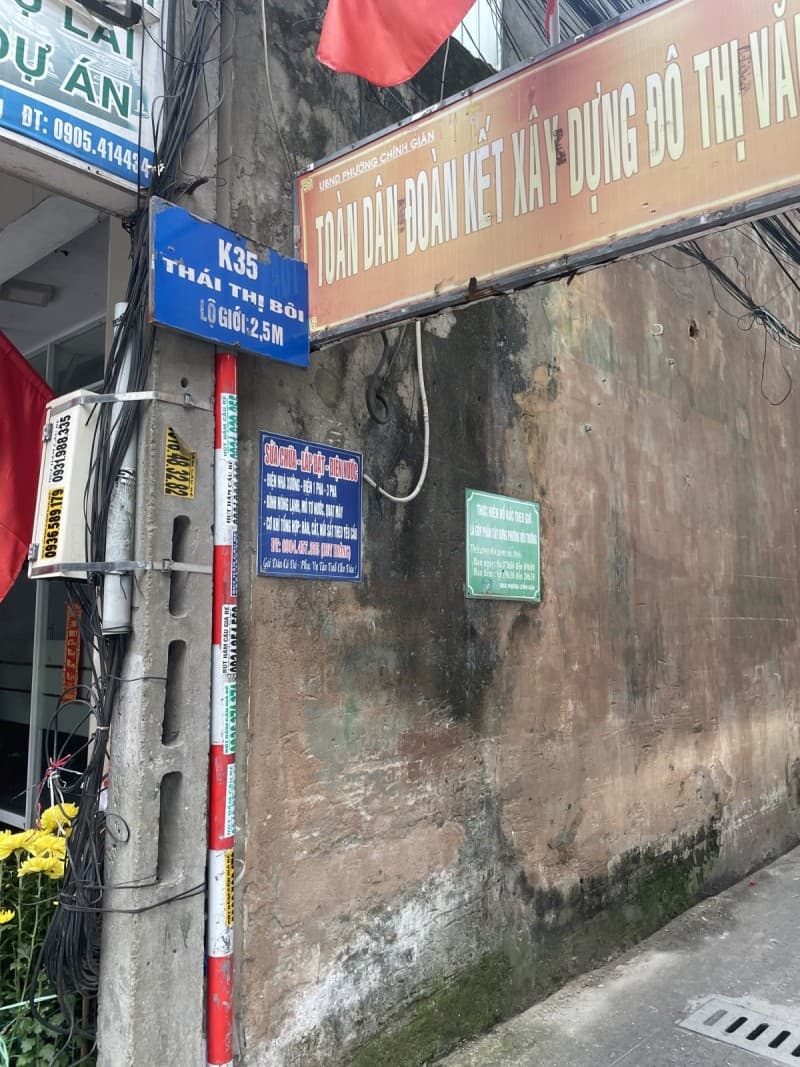 Nhà 2 tầng 41.5m² mặt tiền 5.09m Kiệt 35 Thái Thị Bôi, Thanh Khê