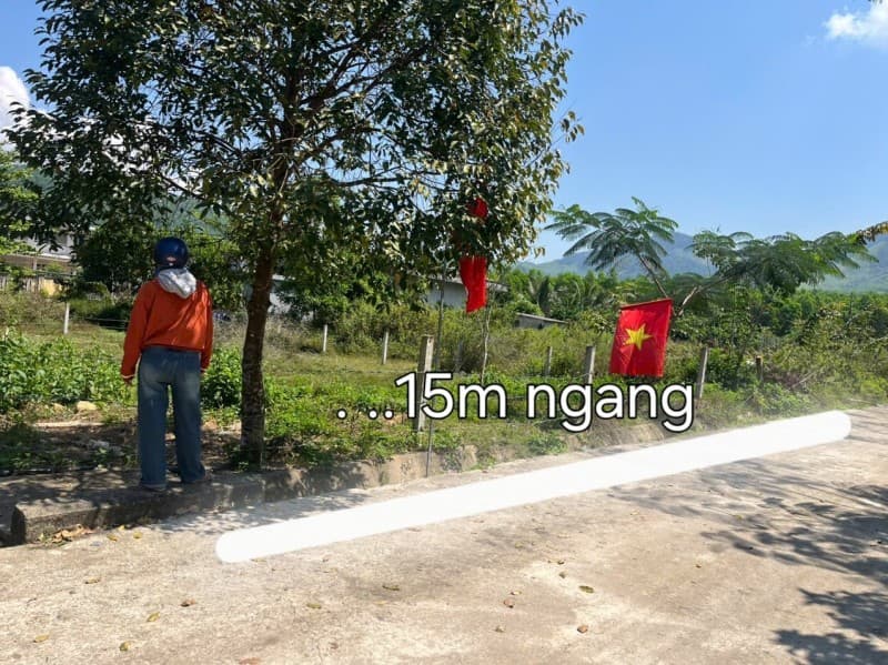 Đất 346m² mặt tiền 15m Thôn Nam Mỹ Xã Hoà Bắc, Hoà Vang — gần chợ, gần trường học, mặt tiền đường lớn, ô tô đỗ cửa