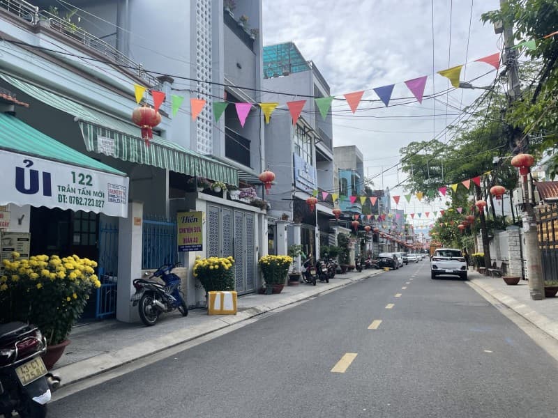 Đất 161m² mặt tiền 7m Trần Tấn Mới, Hải Châu — mặt tiền đường lớn, ô tô đỗ cửa, có dòng tiền