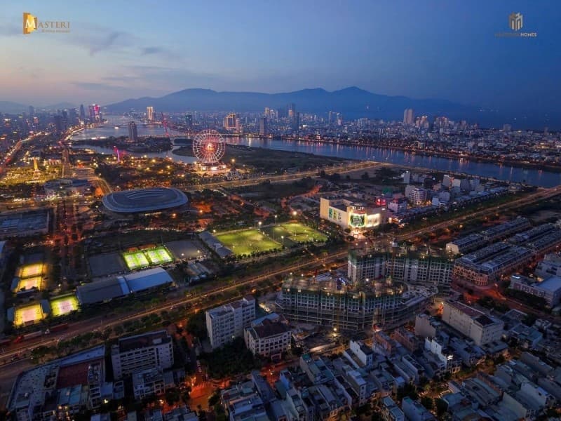 Căn hộ 67.7m² MASTERI RIVERA DANANG, Hải Châu — tiềm năng kinh doanh, mặt tiền đường lớn, ô tô đỗ cửa, tiềm năng tăng giá