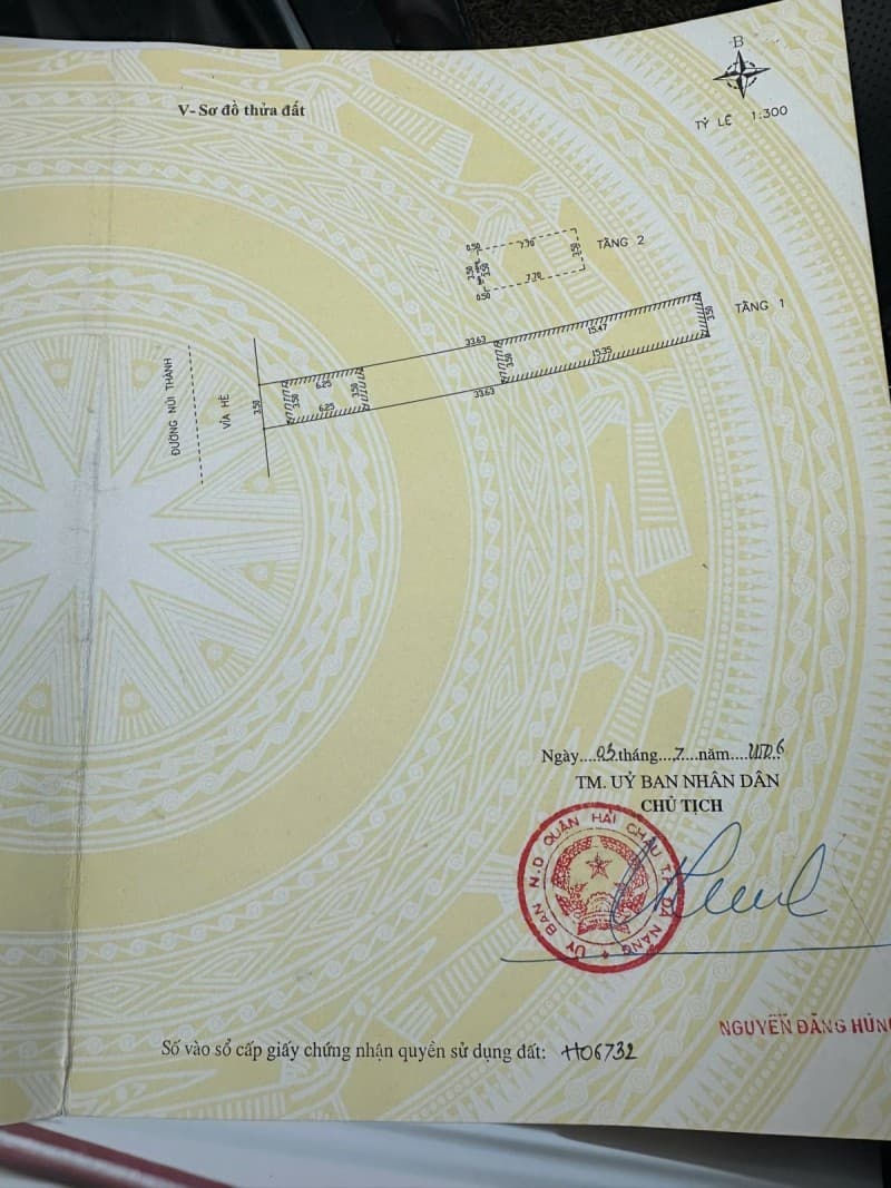 Nhà cấp 4 118m² mặt tiền 3.5m Núi Thành, Hải Châu — gần trường học, tiềm năng kinh doanh, mặt tiền đường lớn, đường 15m