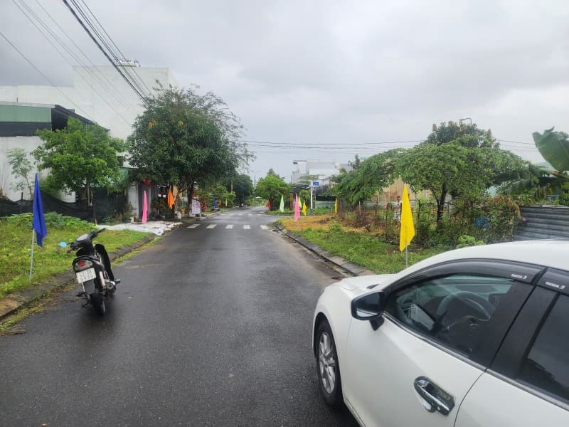 Đất 128m² mặt tiền 5m Đồng Lớn 6 Hòa Liên, Hoà Vang — mặt tiền đường lớn, ô tô đỗ cửa