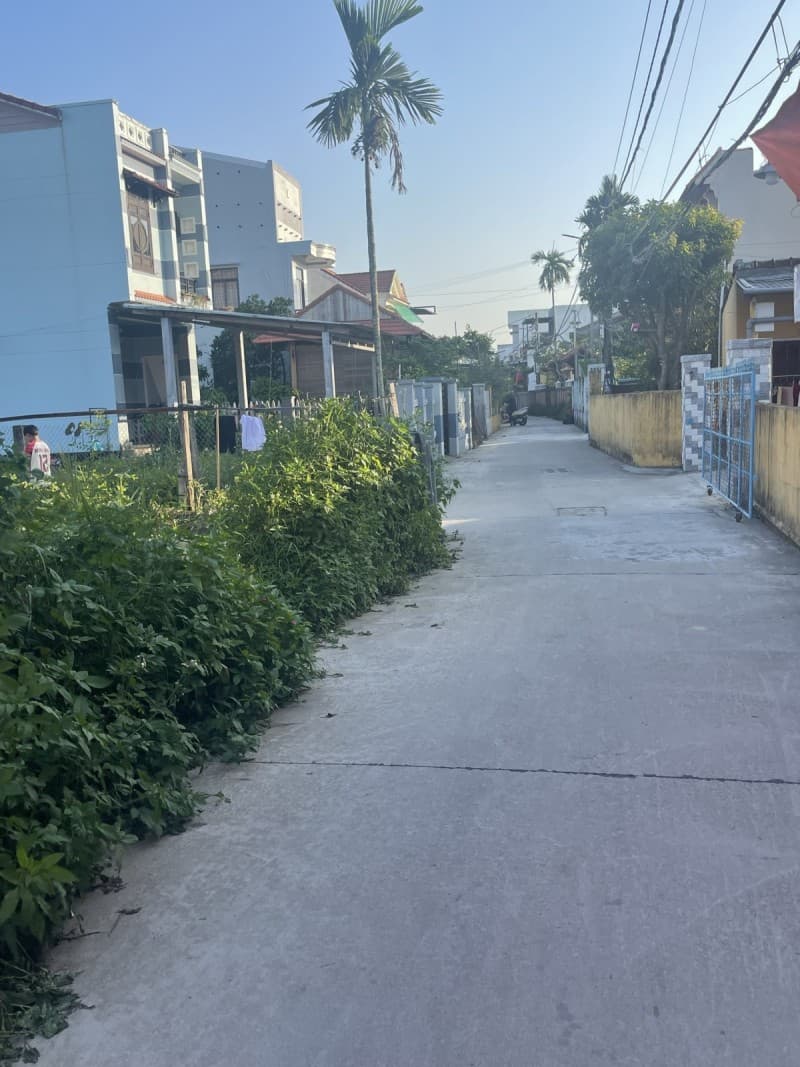 Đất 100m² mặt tiền 5.15m Kiệt Trần Nhân Tông, Hội An — gần biển, ô tô đỗ cửa, tiềm năng tăng giá, có dòng tiền