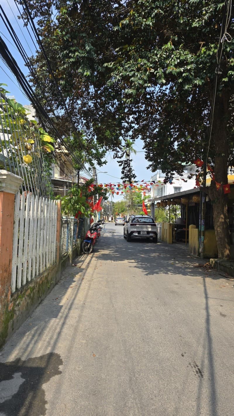 Đất 166m² mặt tiền 8.5m Kiệt Đào Duy Từ, Hội An — ô tô đỗ cửa, có dòng tiền, khai thác du lịch