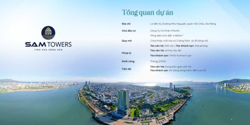 Căn hộ 83.9m² SAM TOWER 143 Như Nguyệt, Hải Châu — gần biển, gần chợ, tiềm năng kinh doanh, mặt tiền đường lớn