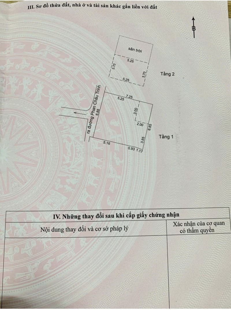 Nhà 2 tầng 50m² mặt tiền 6.9m Phan Châu Trinh, Hải Châu — tiềm năng kinh doanh, tiềm năng tăng giá, có dòng tiền, khai thác du lịch