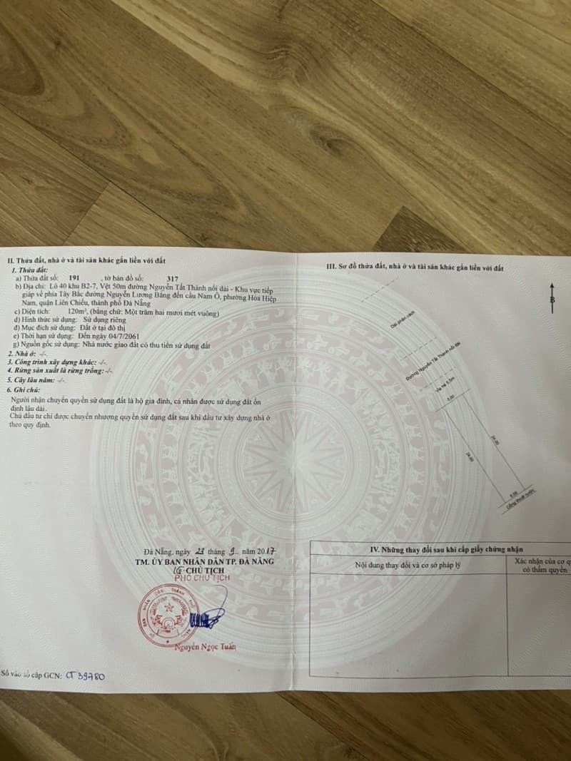 Đất 240m² mặt tiền 10m ( Thửa 192Lô 40 41 B2-7 Nguyễn Tất Thành nối dài, Liên Chiểu — tiềm năng kinh doanh, đường 50m, ô tô đỗ cửa