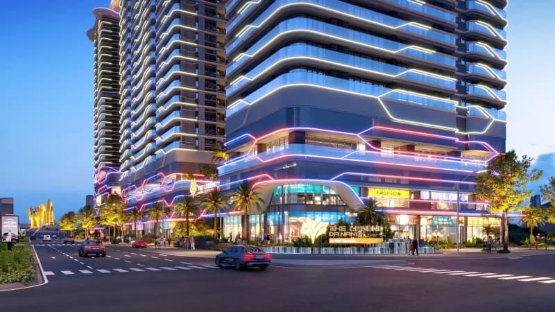 Căn hộ 84.5m² L.12A06 THE LEGEND ĐÀ NẴNG, Sơn Trà — mặt tiền đường lớn, ô tô đỗ cửa, tiềm năng tăng giá, hồ bơi