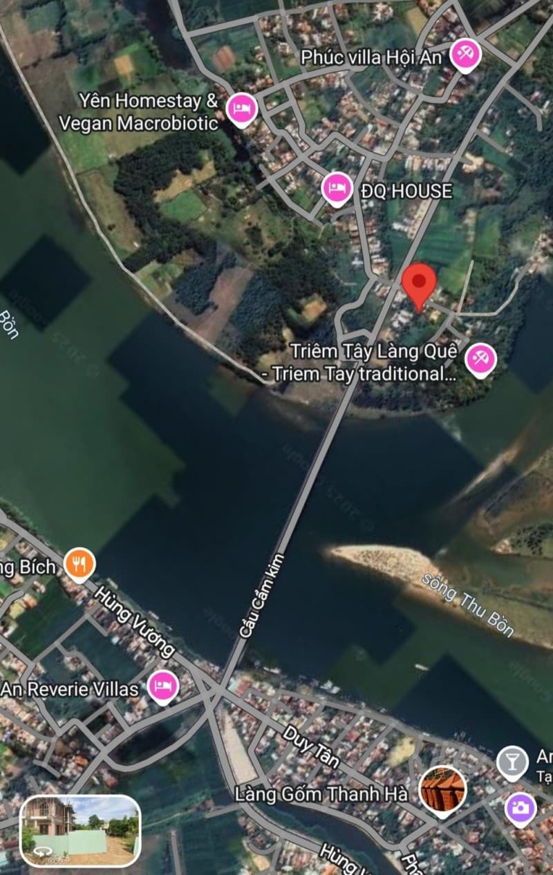 Đất 875m² mặt tiền 28m Chè Tàu 1 Cẩm Kim, Hội An — tiềm năng kinh doanh, mặt tiền đường lớn, ô tô đỗ cửa, tiềm năng tăng giá