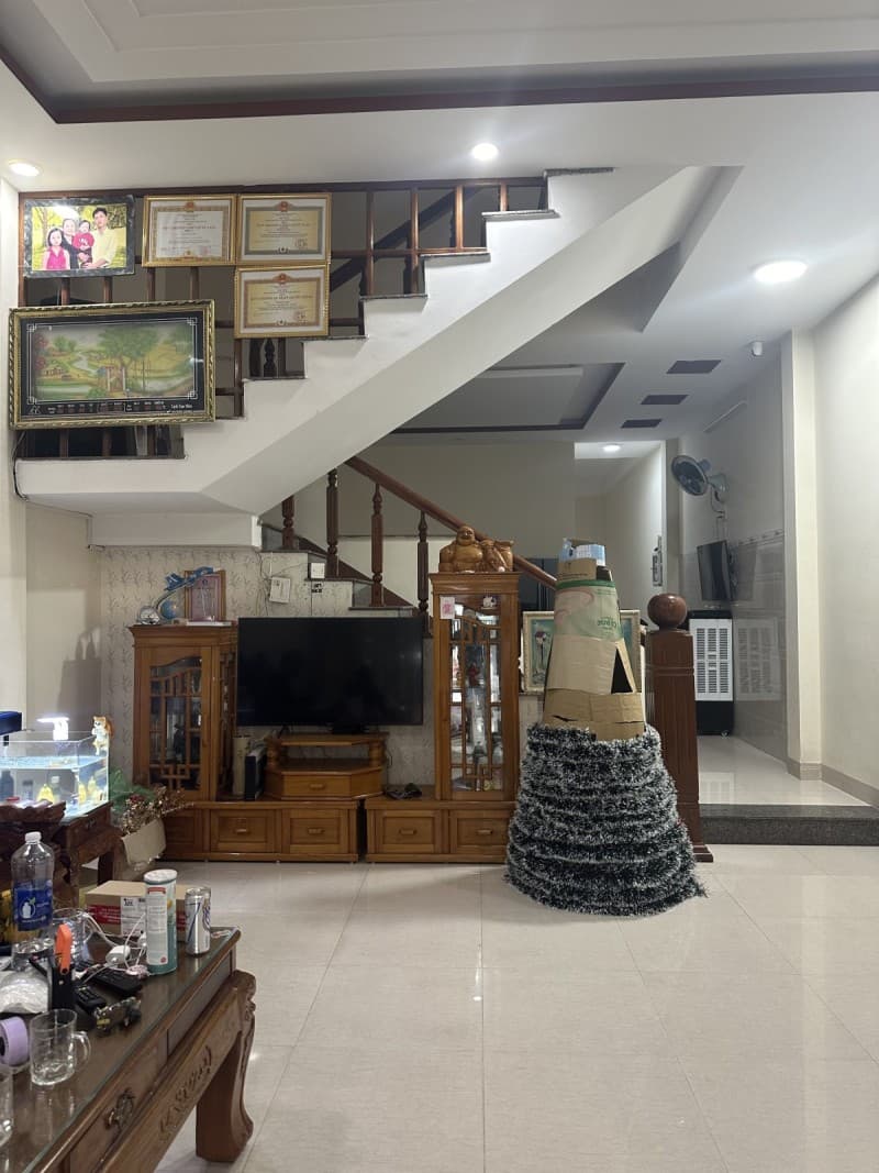 Nhà 3 tầng 107m² mặt tiền 5m BÀU GIA THƯỢNG 1, Cẩm Lệ — gần chợ, gần trường học, mặt tiền đường lớn