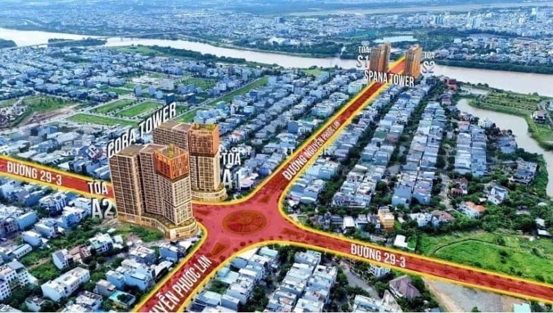 Căn hộ 71.3m² A2.22.17 SUN CORA TOWER, Cẩm Lệ — mặt tiền đường lớn, ô tô đỗ cửa, tiềm năng tăng giá, có dòng tiền