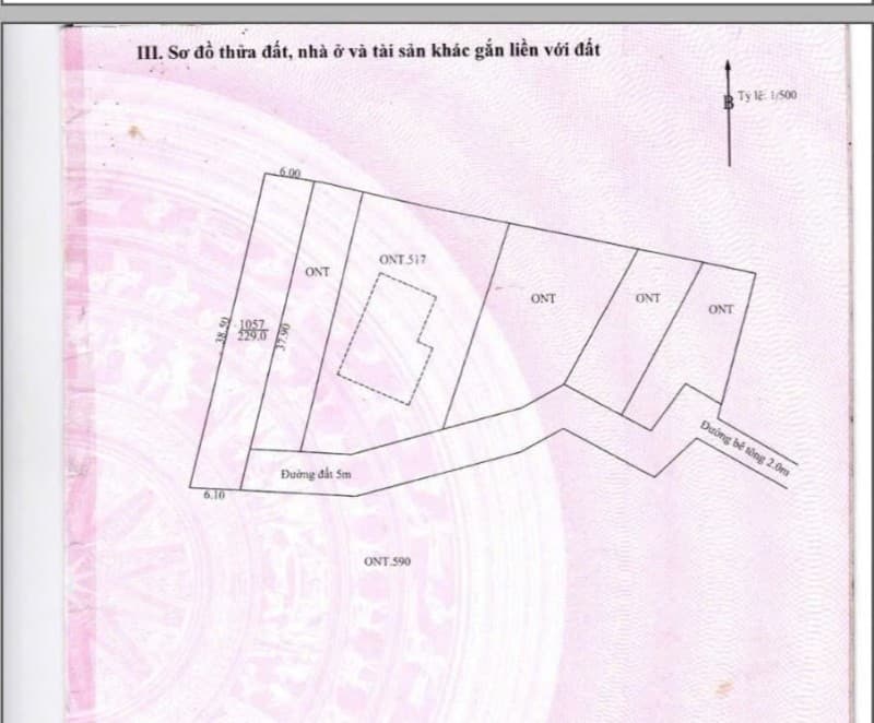 Nhà cấp 4 229m² mặt tiền 6m Thôn Phước Hưng Nam Hoà Nhơn, Hoà Vang — gần chợ, ô tô đỗ cửa, có dòng tiền